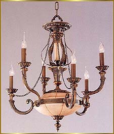 Alabaster Chandeliers Model: RL 366-70